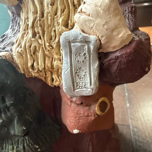 Vintage 1988 resin Santa Claus 9” old world Christmas decor - Picture 3 of 8